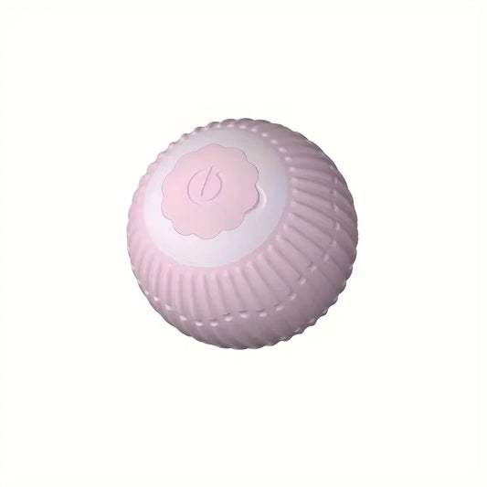 Smart Interactive Cat Toy with Self-Rotating Ball and Obstacle Avoidance,