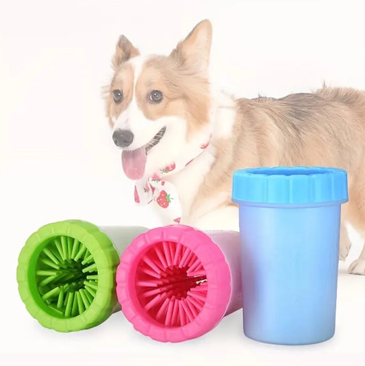 A cup for washing paws